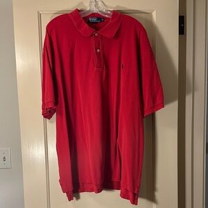 Polo by Ralph Lauren Men's 3XL Vibrant Red Polo Shirt